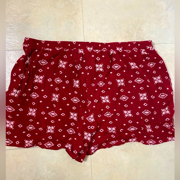 Xhilaration-Women’s Patterned Beaded/Tassel Tie Short W/Elastic-LARGE - Picture 2 of 4